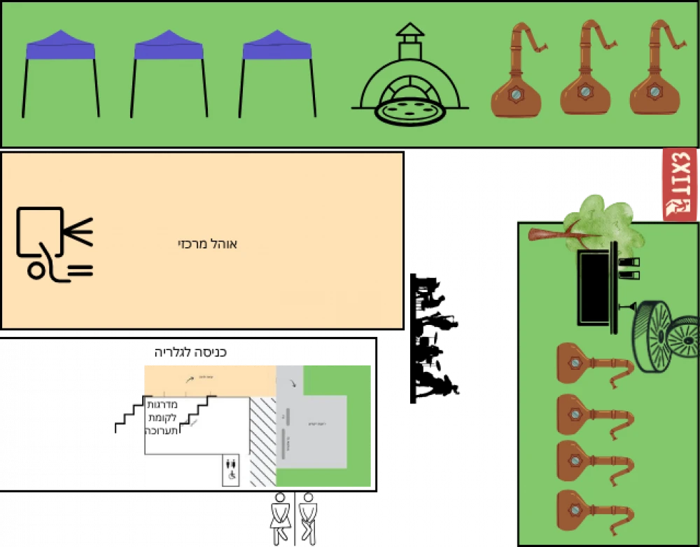 מפת אירוע - פסטיבל DrinkIL